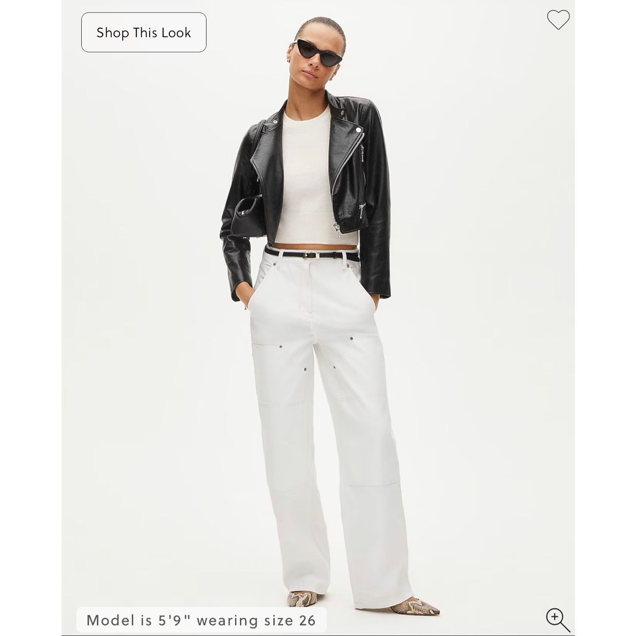J. Crew Painter Pant In Cotton Canvas In White Nwt Size 34
